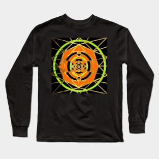 Gold Intersection Long Sleeve T-Shirt